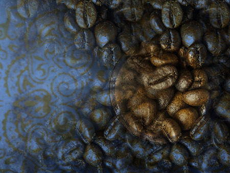 iced espresso coffeeの写真素材