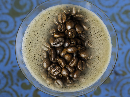 iced espresso coffeeの写真素材