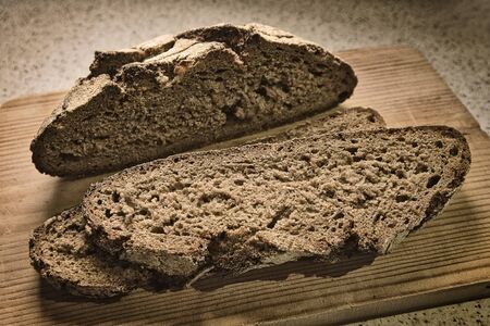 Rye organic brown bread