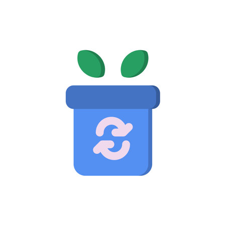 Oxygen O2 in Nature Cloud Flat Icon, Logo, and illustration Vectorのイラスト素材