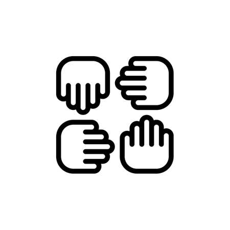 Social Culture Discipline Education Outline Icon, Logo, and illustrationのイラスト素材