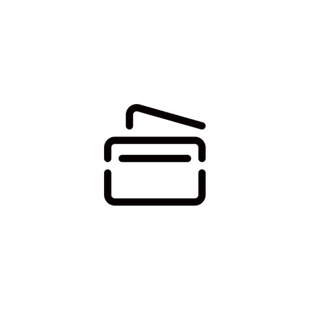 Pay Wallet Outline Iconのイラスト素材