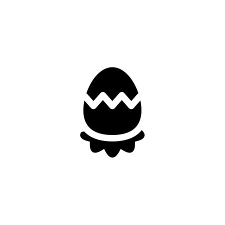 Egg in farm Icon, Logo, and illustration Vectorのイラスト素材