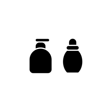 Bottle shampoo and hand wash Icon, Logo, and illustration Vectorのイラスト素材