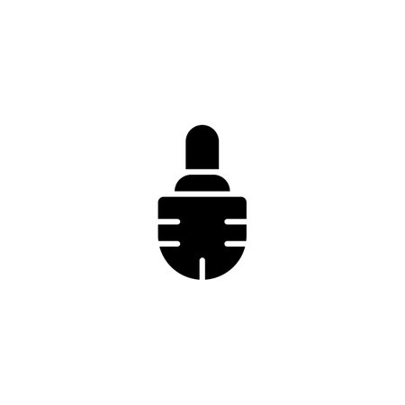Toilet cleaning brush Icon, Logo, and illustration Vectorのイラスト素材