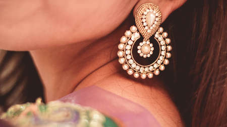 Jhumka - Indian Fashion Jewelleryの写真素材