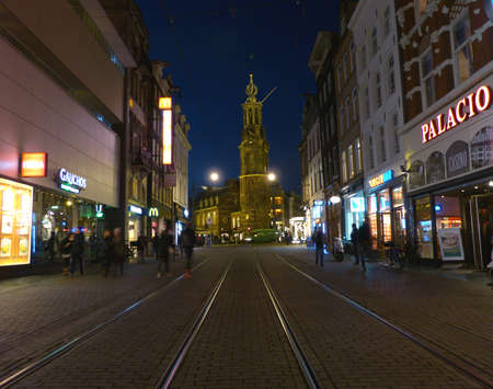 Street in Amsterdamのeditorial素材