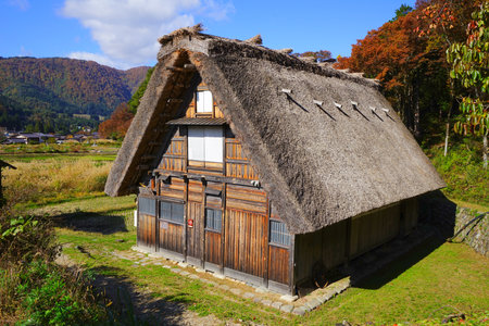Shirakawa-go Old village, Shirakawa village, Gifu Pref., Japanのeditorial素材