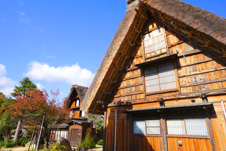 Shirakawa-go Old village, Shirakawa village, Gifu Pref., Japanのeditorial素材