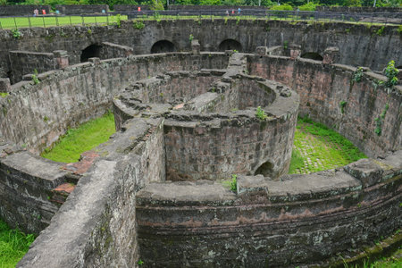 Baluarte de San Diego, Intramuros, Manila, Philippineの写真素材