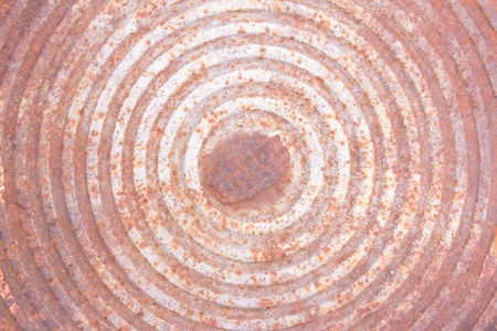texture of rusted manhole cover,circle pattern,backgroundの写真素材