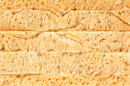 Whole wheat bread texture background