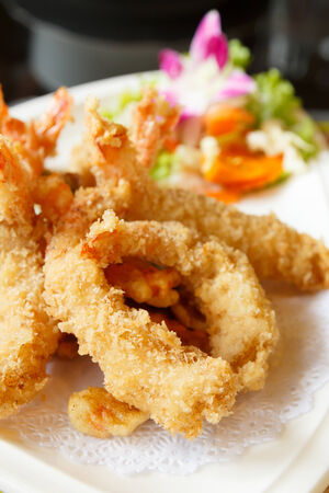 batter-fried prawns   japanese food  の写真素材