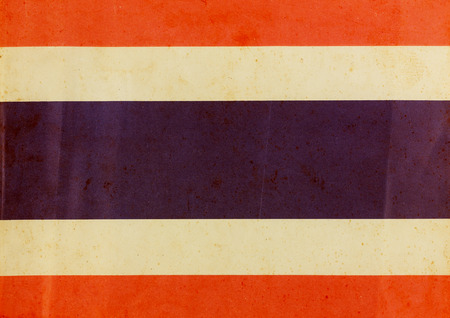 Grunge paper thailand flag backgroundの写真素材