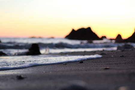 Sunset at the Beachの写真素材