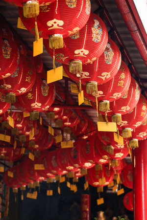 decoration of chinese pavilionの写真素材