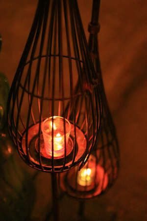 rattan lampの写真素材
