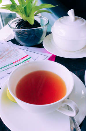 after a hevy duty, it s teatime
