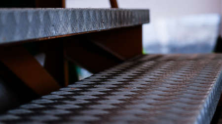 a metal stairの写真素材