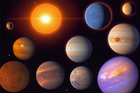 planet in space