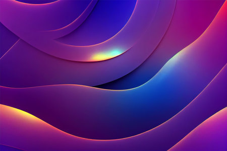 Blue Ombre Wave Pattern abstract Pearl Very Peri Background.の写真素材