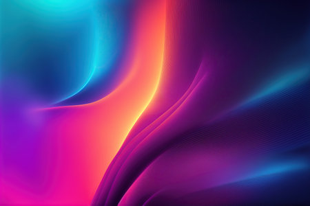 abstract background with smooth lines in purple, blue and pink colorsの写真素材