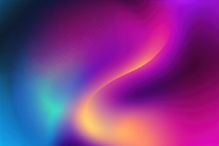 abstract background with smooth lines in pink, purple and blue colorsの写真素材