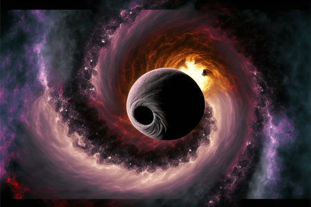 Planets and galaxy, science fiction wallpaper. Beauty of deep space. Billions of galaxies in the universe Cosmic art backgroundの写真素材