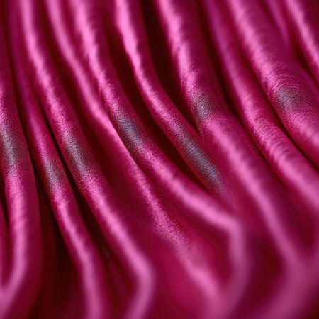 Close-up of pink fabric. Abstract background and texture for design. AI Generatedの素材