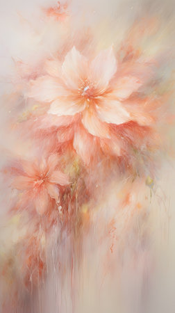 Watercolor floral background. Colorful flowers in watercolor style. AI Generative Imageの素材