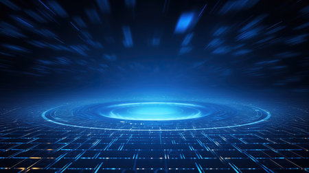 abstract technology background,concept of big data and digital transformation.の素材