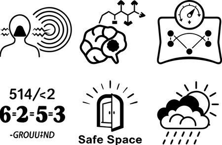 set of icons on the theme of the weather and climate change.のイラスト素材