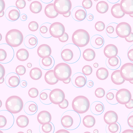 Seamless texture.Vector.Pink water drops. Web Design Background, T-shirt Printの写真素材