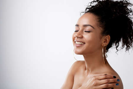 Portrait of a beautiful brunette woman