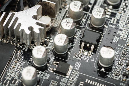 close up of graphics card, GPUのeditorial素材