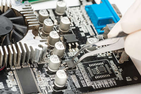 working on the graphics card.