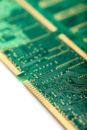 close up of memory module 