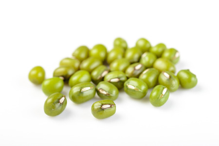 mung bean on the white background