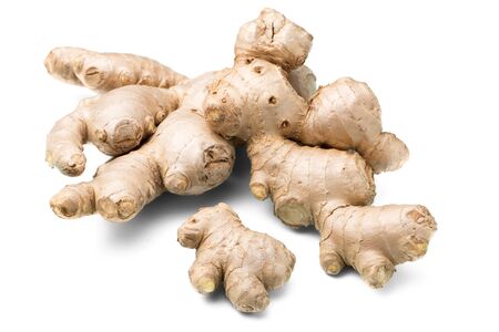 ginger isolated on the white background