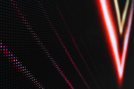 Abstract Close up Bright colored LED SMD video wall abstract background