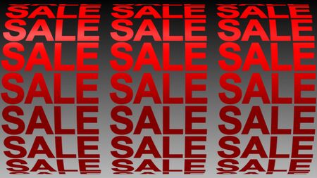 sale background for promo, concept of sale and clearance 3D renderingの写真素材