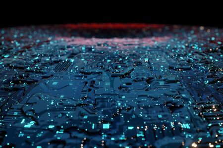 Sci Fi Futuristic Fantasy Strange Alien Structure 3D renderingの写真素材