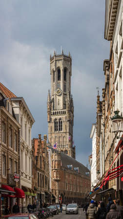 The Unesco listet Belfry of Bruges, Belgium