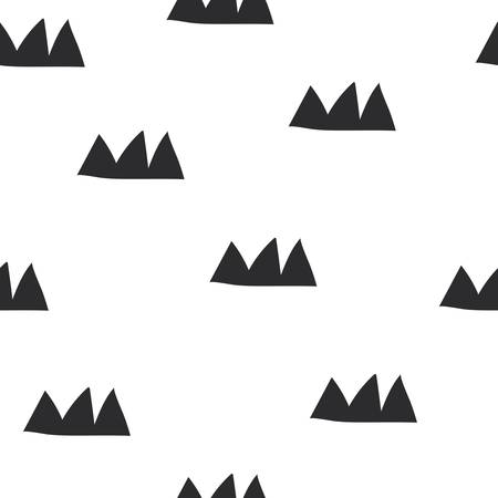 Seamless pattern with abstract. flat simple vector. hand drawing. design for fabric, textile, wrapper, printのイラスト素材