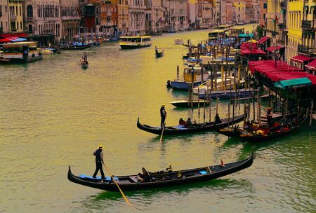 Grand Canal in Veniceのeditorial素材