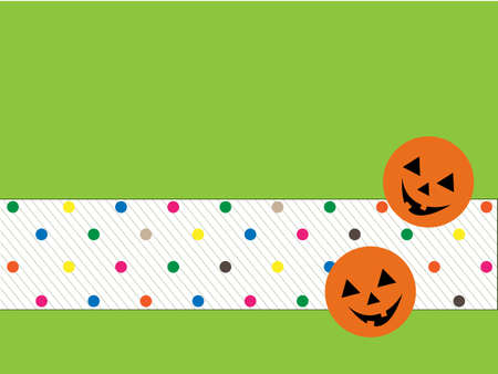 vector illustration of Halloween card  EPS8  no transparencies  のイラスト素材