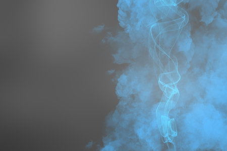 Abstract wipe light smoke on pink orange magenta red gradient background.の写真素材