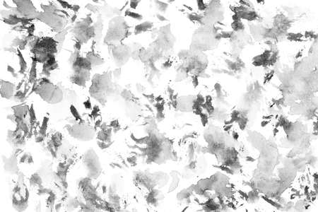 Abstract watercolor background. Hand-painted texture, splashes, paint smears, ink stains. Illustration for backgrounds, wallpapers, covers, print designの写真素材