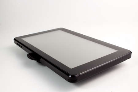 Small data tablet on the white backgroundの写真素材