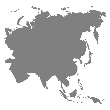 ASIA MAP VECTORのイラスト素材